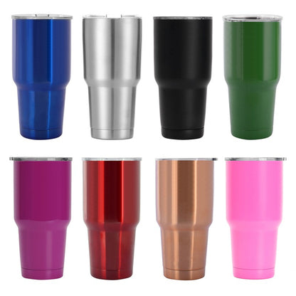 Insulated Tumbler Mug & Stainless Steel Cup Bundle