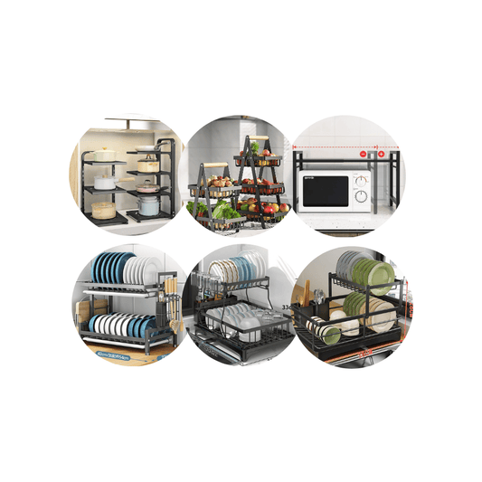 Adjustable Kitchen Rack Multi Tier Oven Spice Shelf Organizer