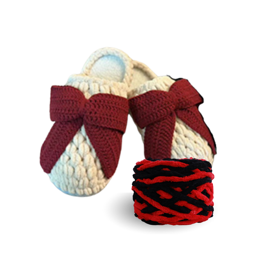Ice Stripe Thick Roving Yarn