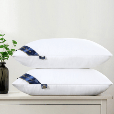 Premium Hotel Pillow Cores Pair Luxury Polyester Fiber Pillows