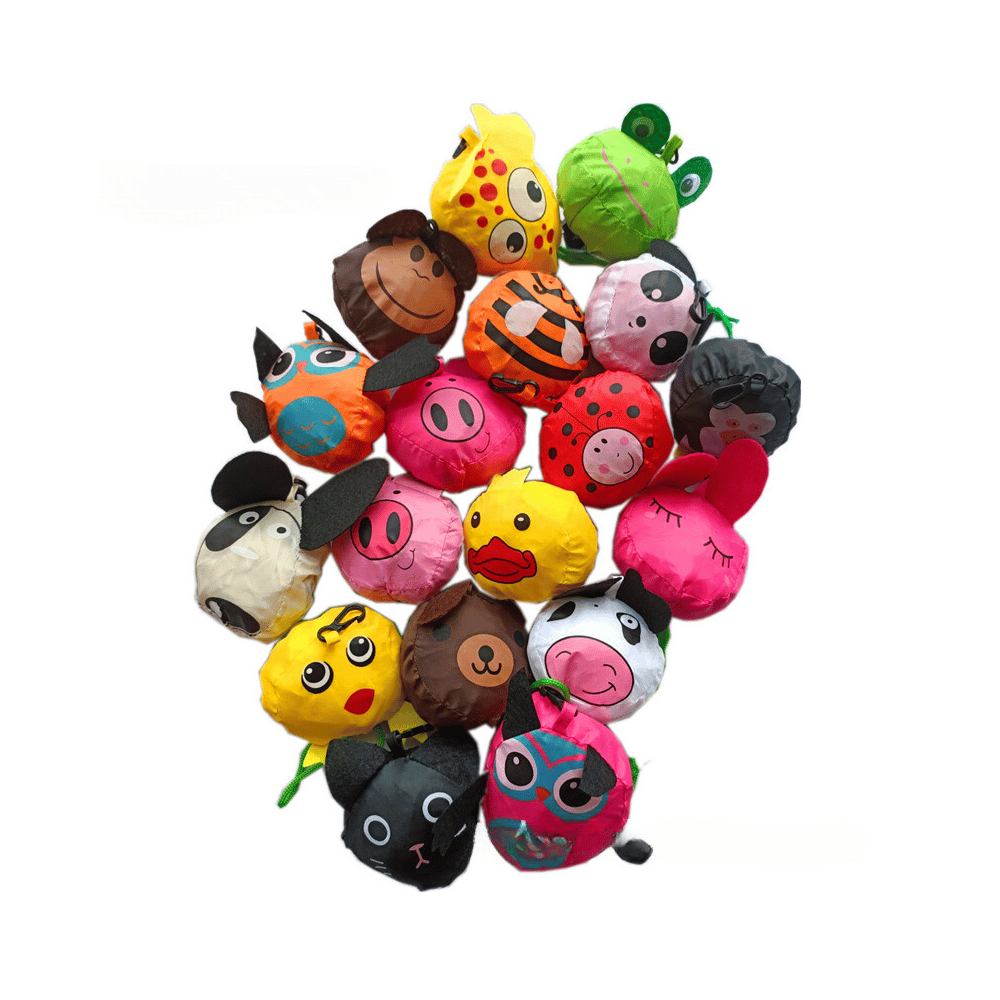 Cute Animal Foldable Shopping Bag Eco Friendly Reusable Tote
