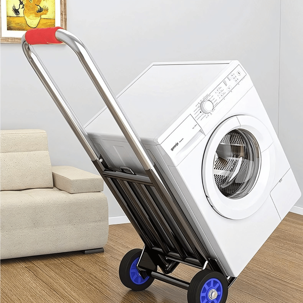 Folding Portable Quiet Wheel Hand Trolley Lightweight Utility Cart
