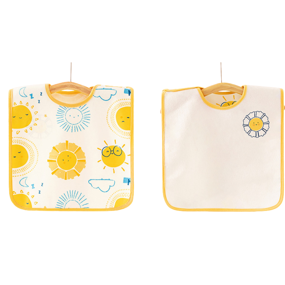 Baby Washcloth & Waterproof Baby Bib and Face Towel
