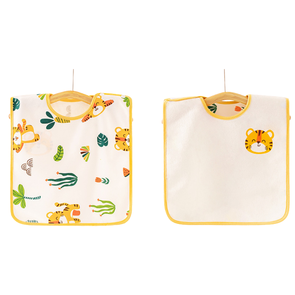 Baby Washcloth & Waterproof Baby Bib and Face Towel