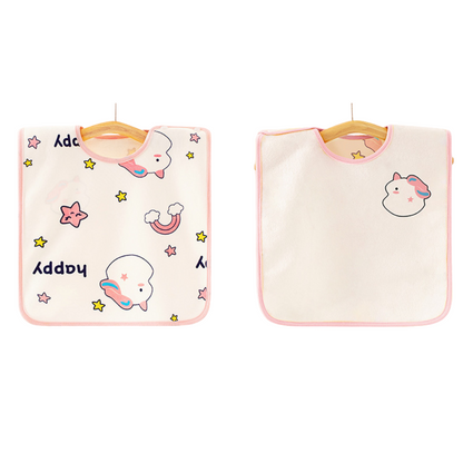 Baby Washcloth & Waterproof Baby Bib and Face Towel