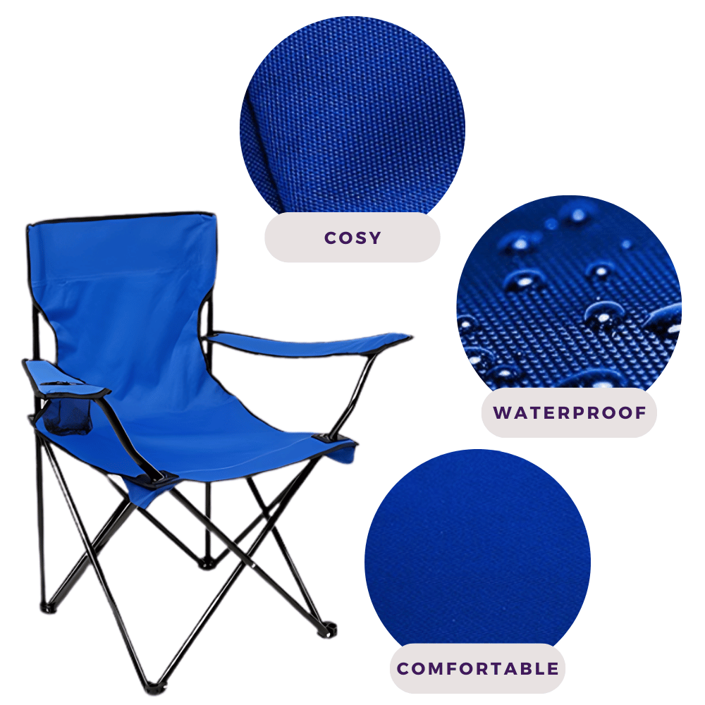 Fabric Outdoor Folding Chair for Camping Fishing and Beach
