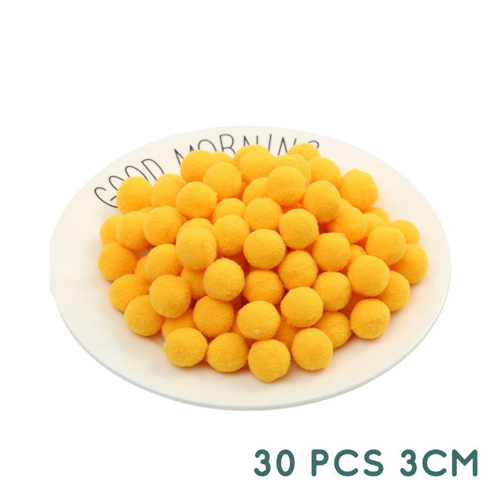 Mixed Color Pom Poms
