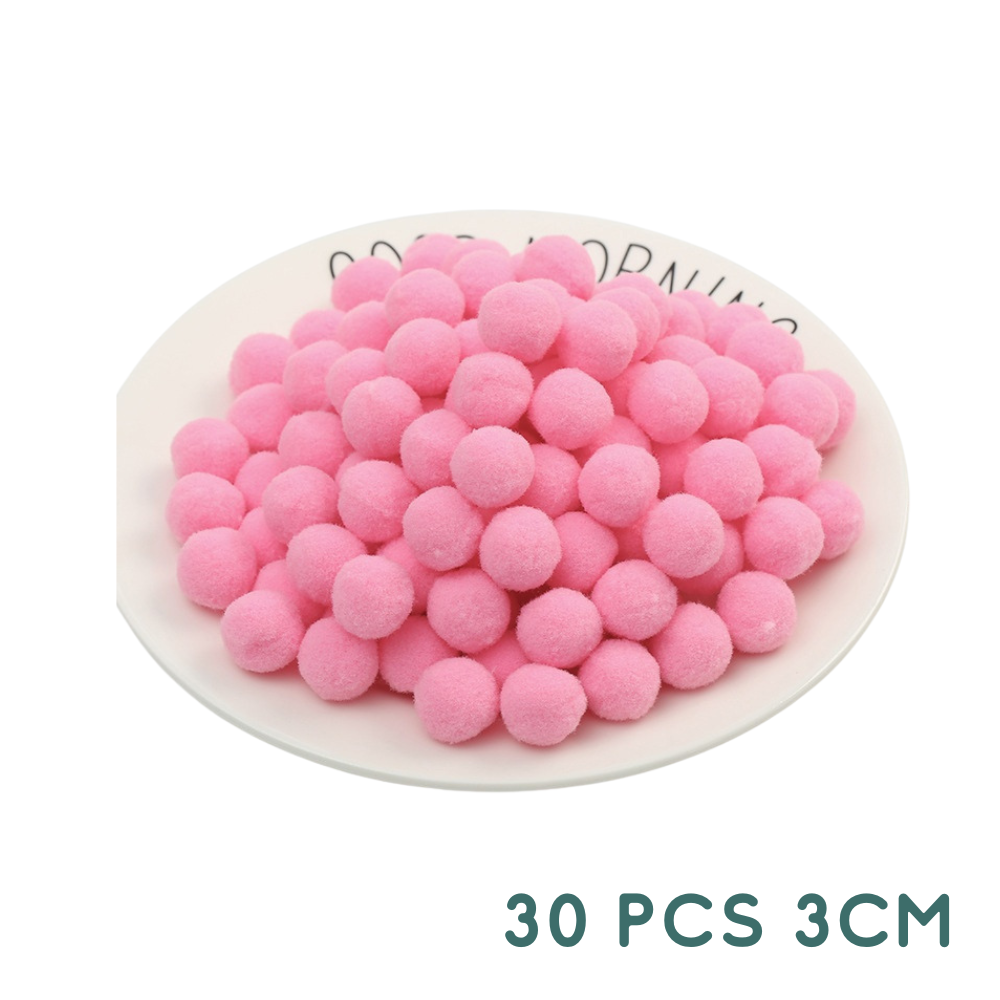 Mixed Color Pom Poms