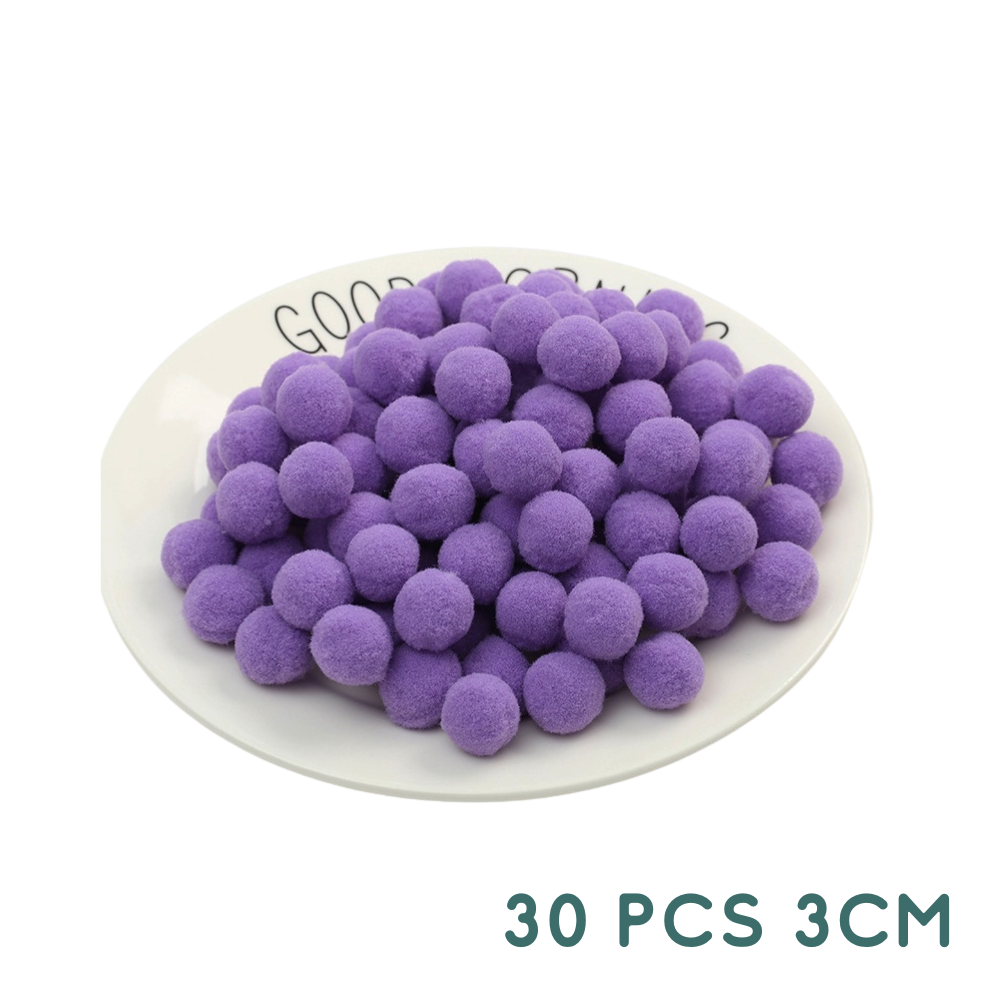 Mixed Color Pom Poms