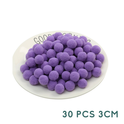 Mixed Color Pom Poms