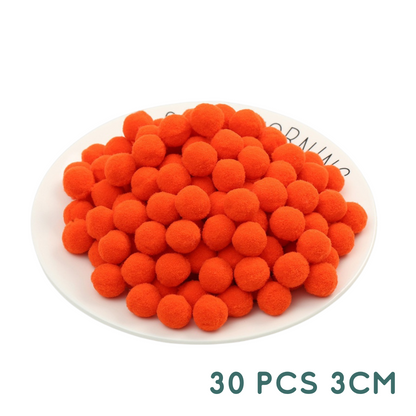 Mixed Color Pom Poms