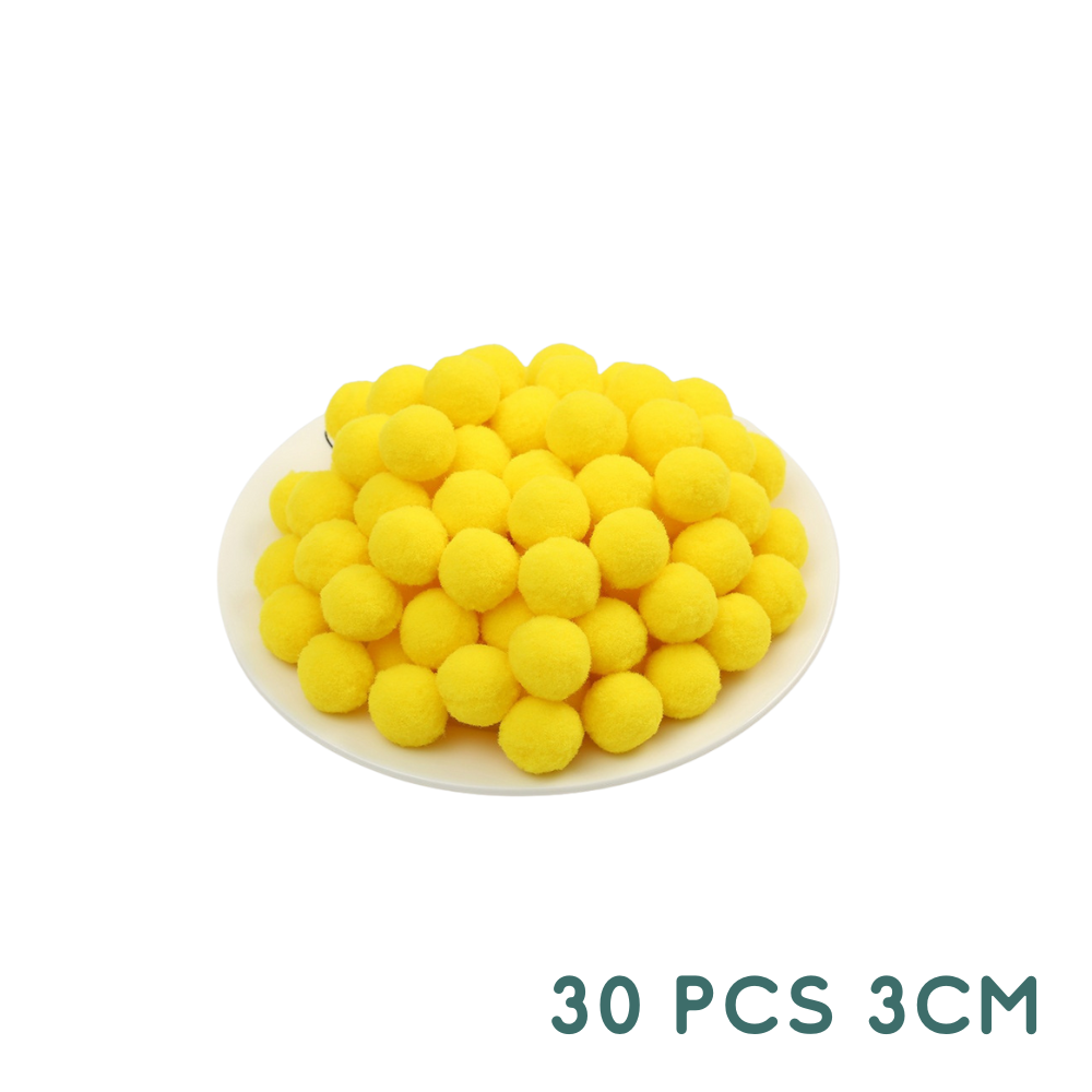 Mixed Color Pom Poms
