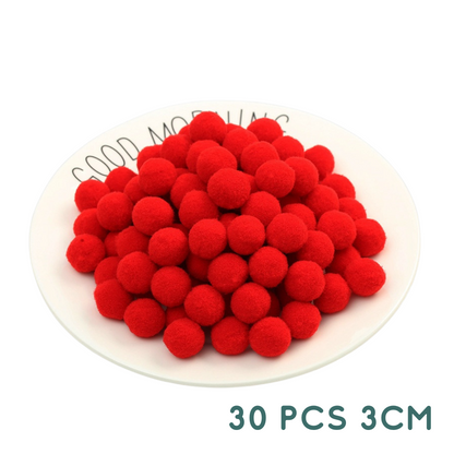 Mixed Color Pom Poms