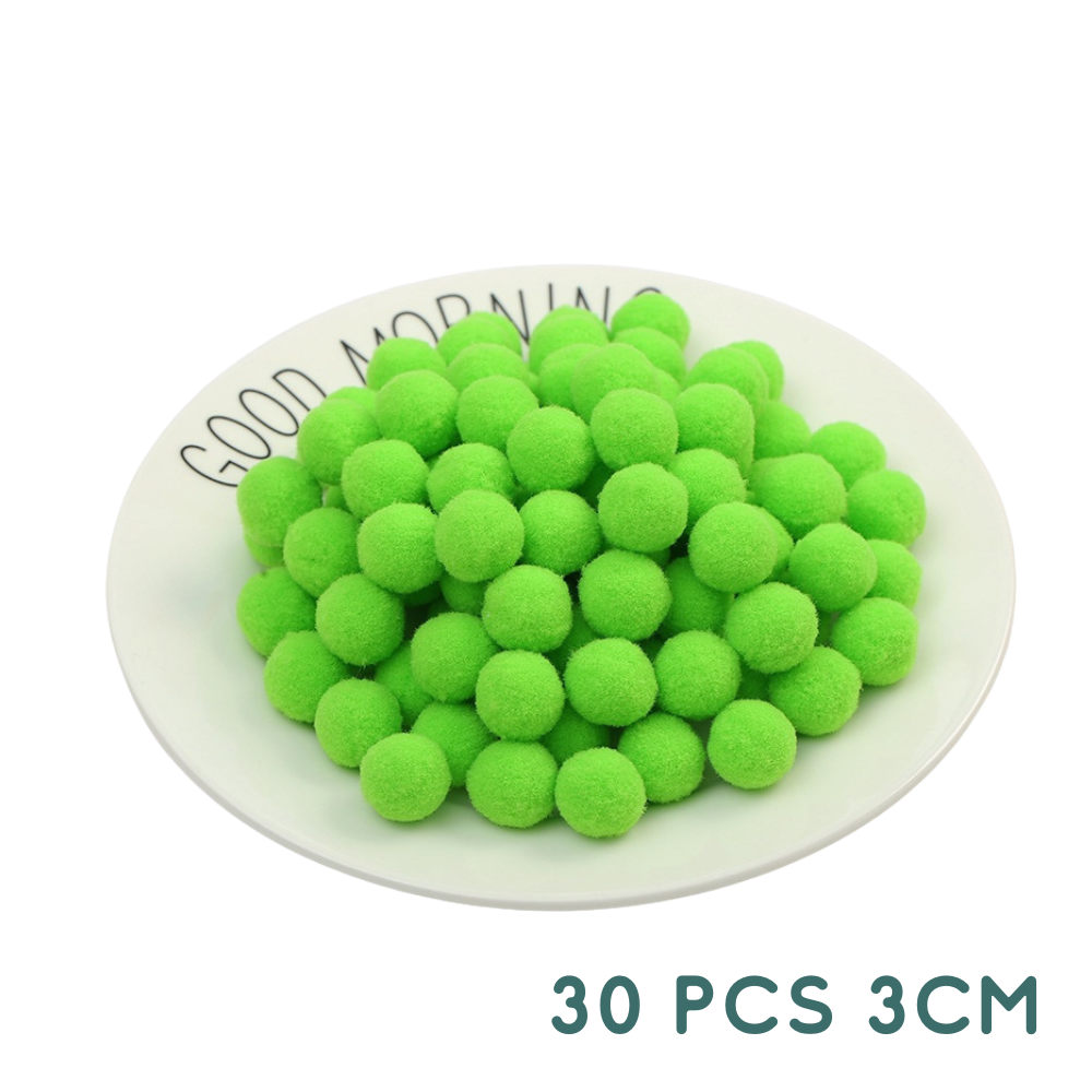 Mixed Color Pom Poms