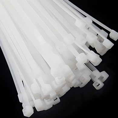 Self Locking Nylon Cable Ties Premium Black and White Plastic Binding Straps