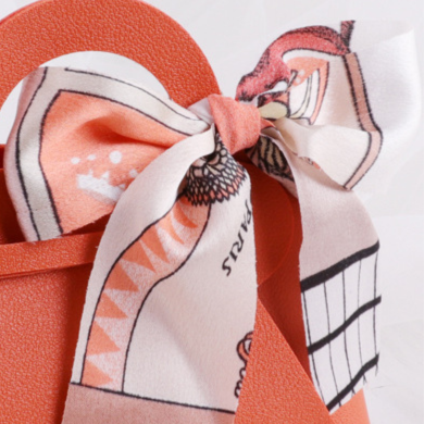 DIY Foldable Handbag Party Wedding Gift Bag Ribbon Bag Scarf