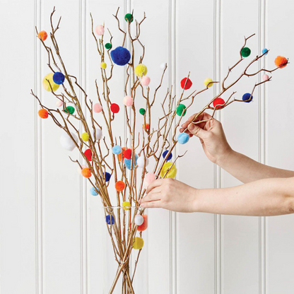 Mixed Color Pom Poms