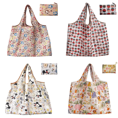 Large Foldable Eco Friendly Shopping Bag Lightweight Waterproof Reusable Grocery Tote