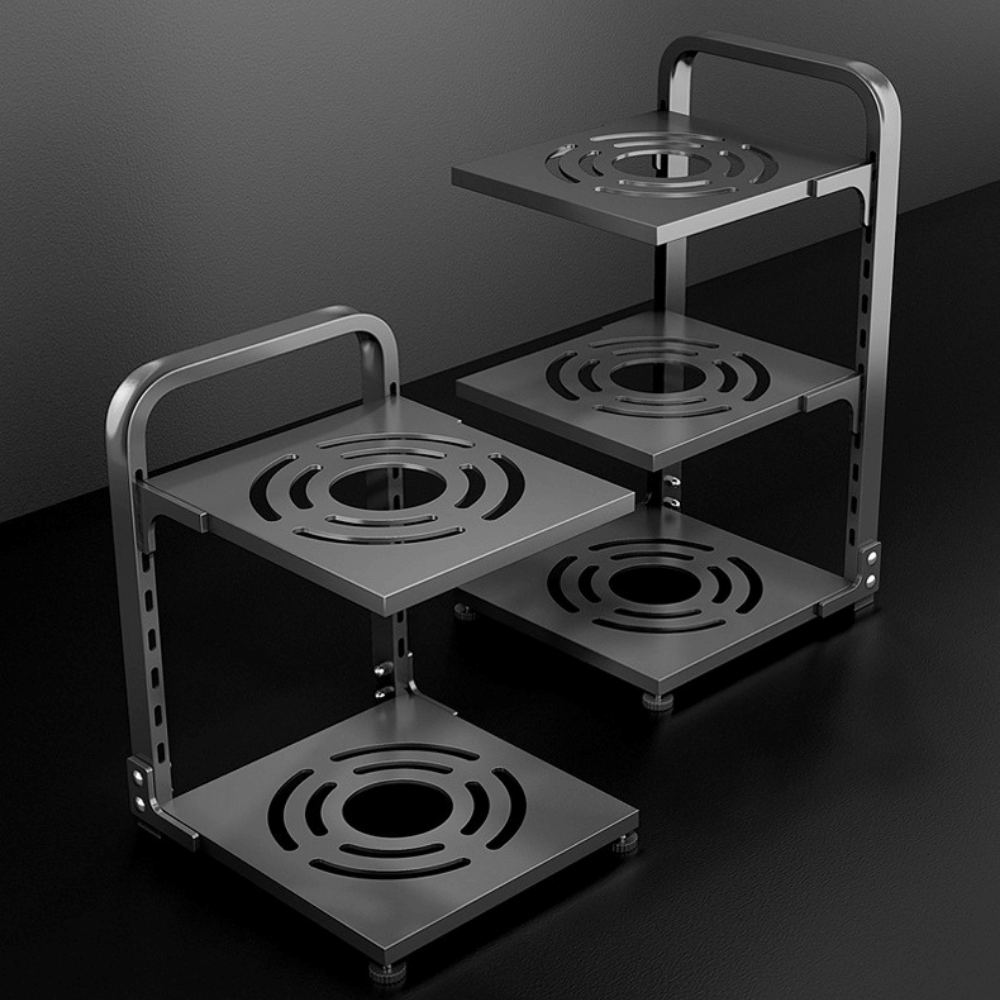 Adjustable Kitchen Rack Multi Tier Oven Spice Shelf Organizer