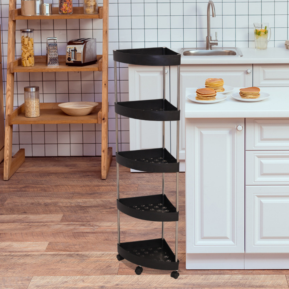 No-Drill Bathroom Towel Rack & Storage Shelf