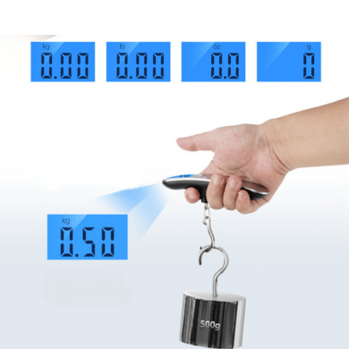 Portable Electronic Luggage Scale 50KG Lightweight Digital Travel Weighing Scale