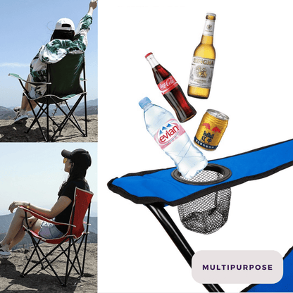 Fabric Outdoor Folding Chair for Camping Fishing and Beach