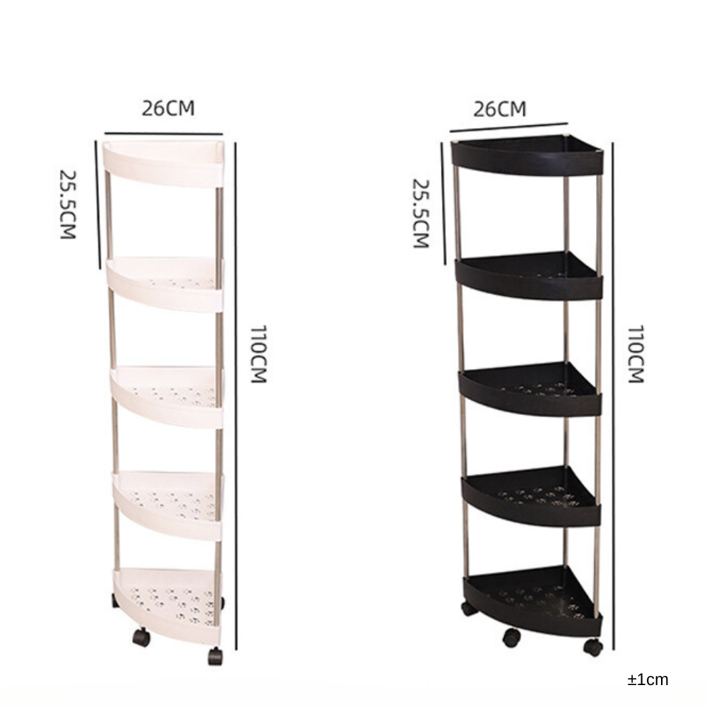 No-Drill Bathroom Towel Rack & Storage Shelf