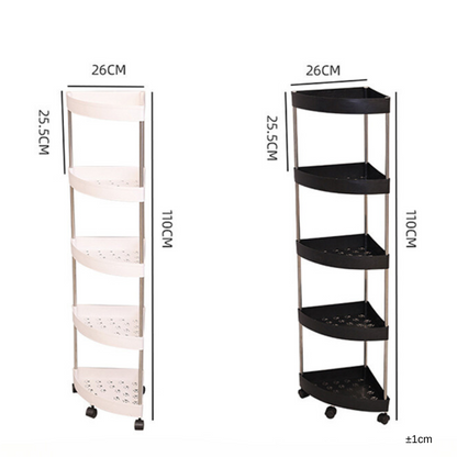 No-Drill Bathroom Towel Rack & Storage Shelf