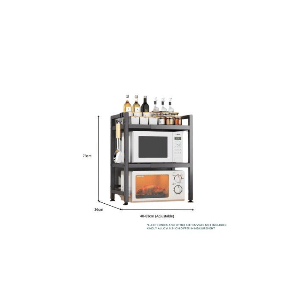 Adjustable Kitchen Rack Multi Tier Oven Spice Shelf Organizer