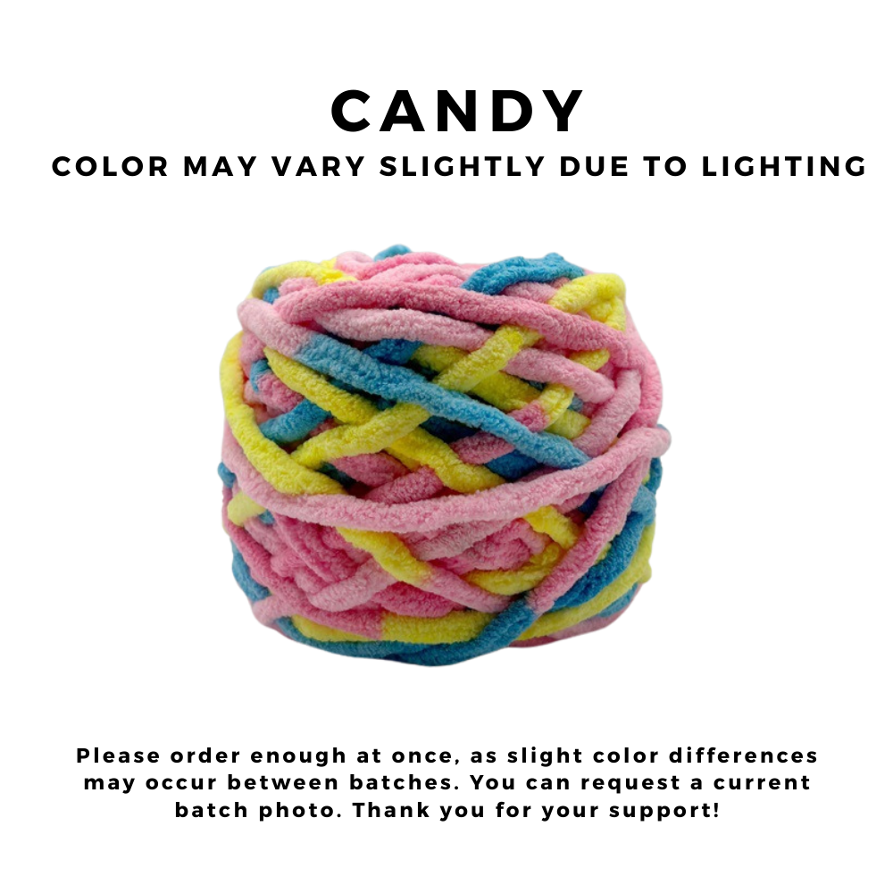 Ice Stripe Thick Roving Yarn