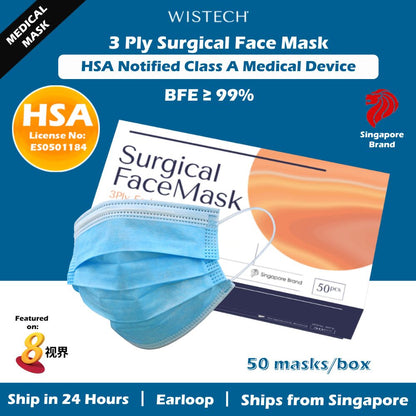 [Family Bundle] 4 BOXES + 1 SURGICAL MASKS with FREE SHIPPING FOR $40 only