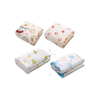 4-Layer Cotton Baby Blanket Towel
