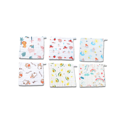 6 Layer Cotton Baby Washcloth