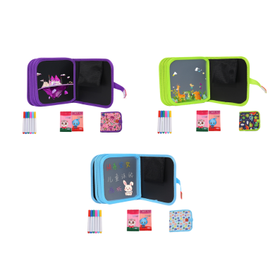 Portable Kids' Double-Sided Drawing Board