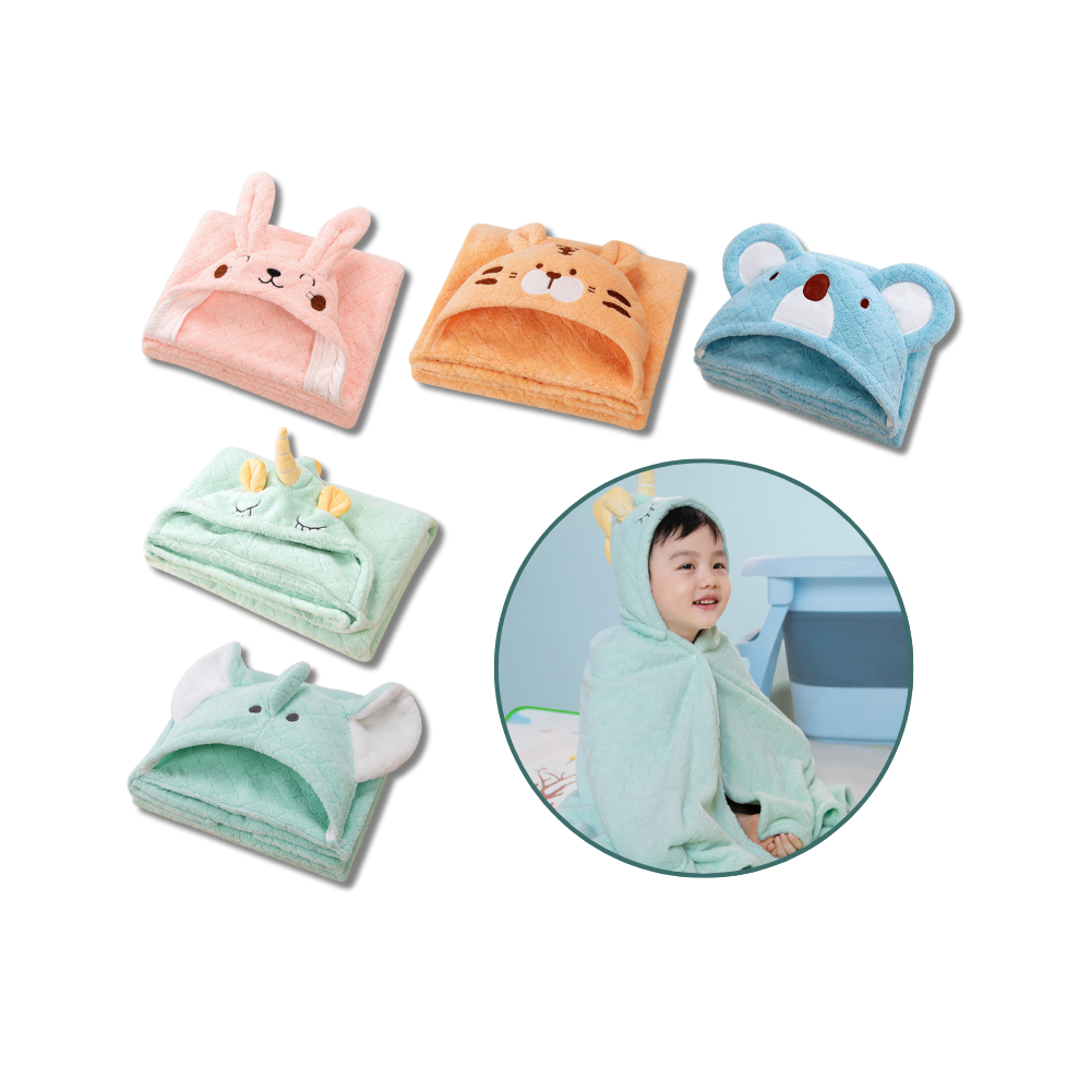 Premium Baby Bath Towel Robe