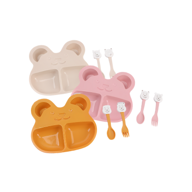 Biodegradable Wheat Straw Children's Tableware Set