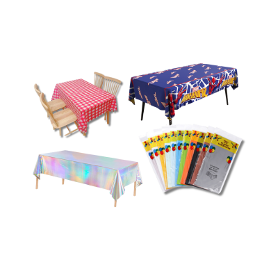 Disposable Waterproof PVC Tablecloth (Low MOQ)