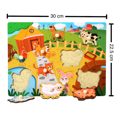 3D Wooden Alphabet Matching Puzzle Block Set