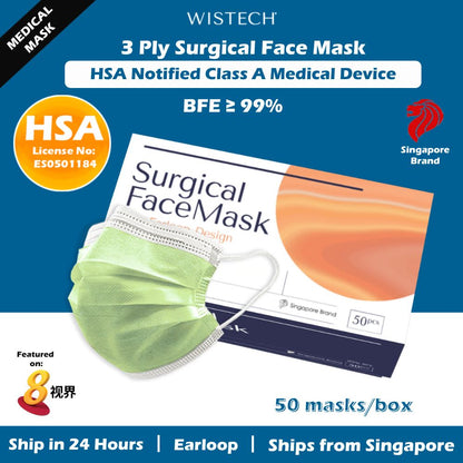 [Family Bundle] 4 BOXES + 1 SURGICAL MASKS with FREE SHIPPING FOR $40 only