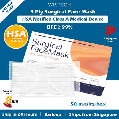 3 BOXES OF INDIVIDUALLY SEALED SURGICAL MASKS AT ONLY $29.9 WITH FREE SHIPPING