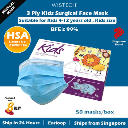 [Family Bundle] 4 BOXES + 1 SURGICAL MASKS with FREE SHIPPING FOR $40 only