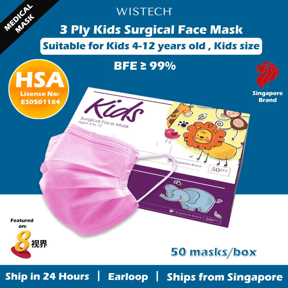 [Family Bundle] 4 BOXES + 1 SURGICAL MASKS with FREE SHIPPING FOR $40 only