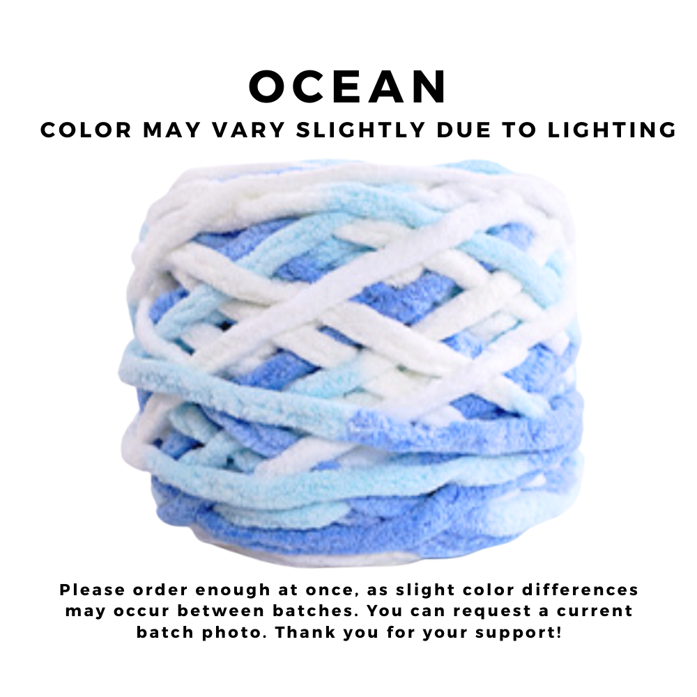 Ice Stripe Thick Roving Yarn
