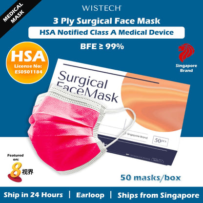 [Family Bundle] 4 BOXES + 1 SURGICAL MASKS with FREE SHIPPING FOR $40 only
