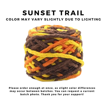 Ice Stripe Thick Roving Yarn