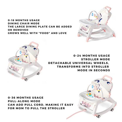 Multifunctional Baby Rocking Chair