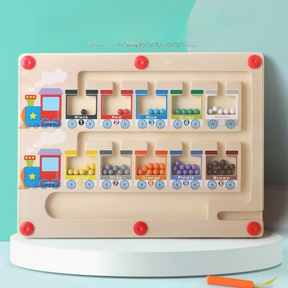 Magnetic Wooden Maze Puzzle for Kids