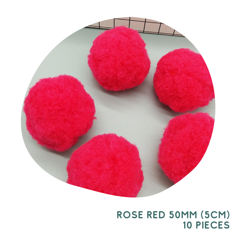 Mixed Color Pom Poms