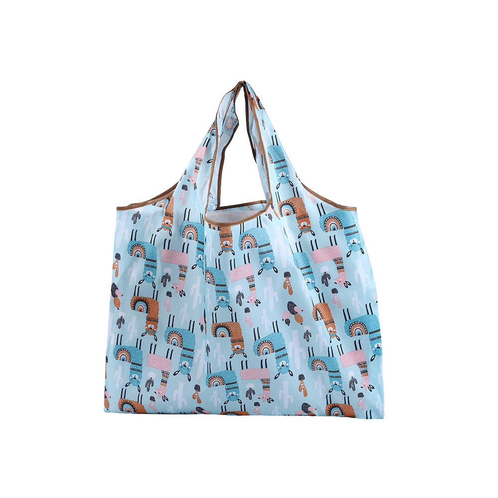 Large Foldable Eco Friendly Shopping Bag Lightweight Waterproof Reusable Grocery Tote