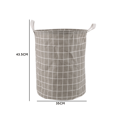 Large Foldable Waterproof Laundry Basket Cotton Fabric Clothes Storage Bin